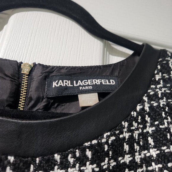 Karl Lagerfeld tweed dress with tags - Picture 2 of 10